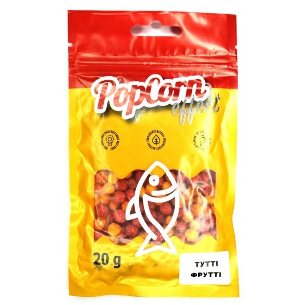 Повітряне тісто наживка, пиляче, Start Fishing Pop Corn Effect, Тутті-Фрутті, 7мм, 20г